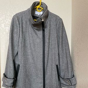 🟠Calvin Klein wool overcoat, like brand new.
